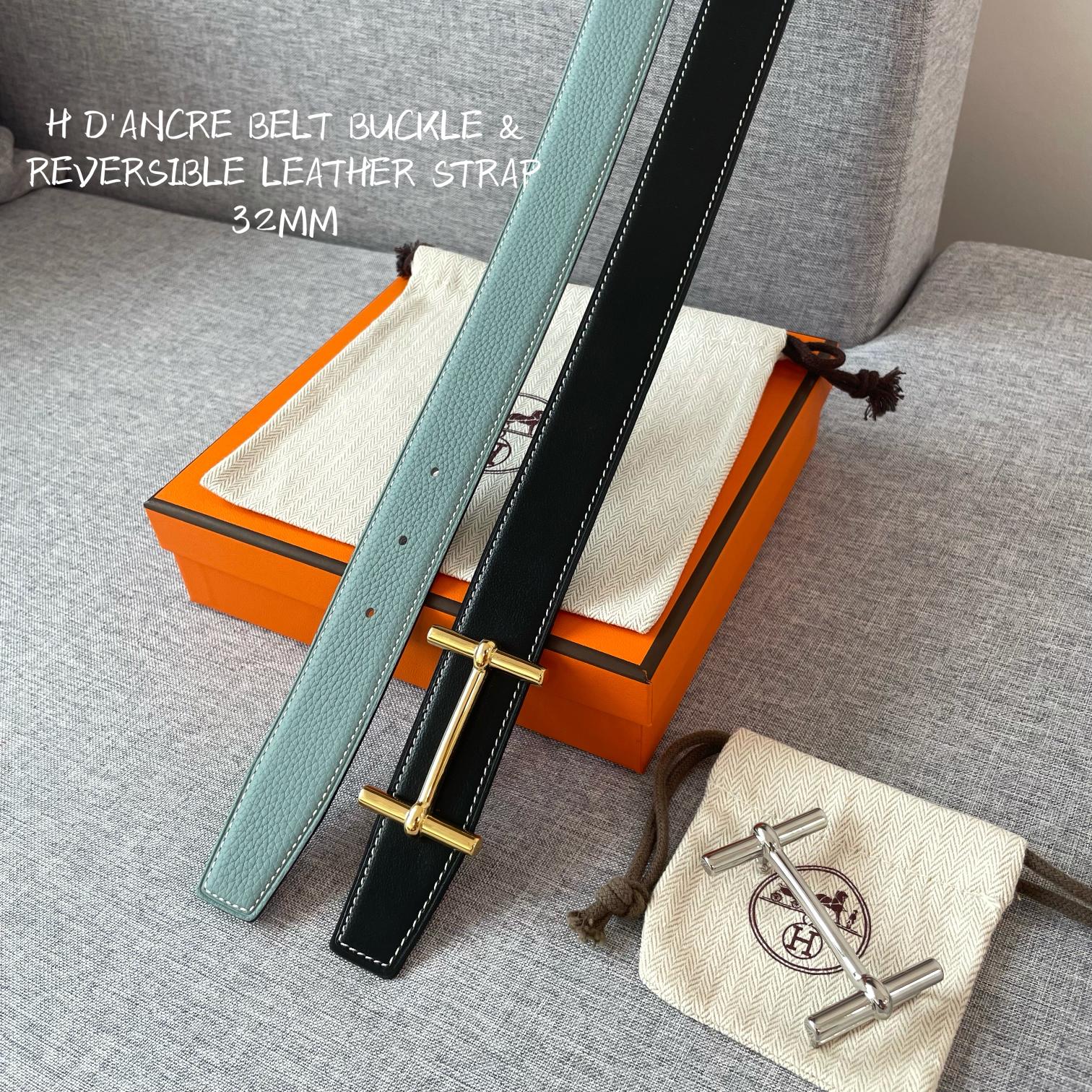 H*ermes Belts Top Quality 3.2CM