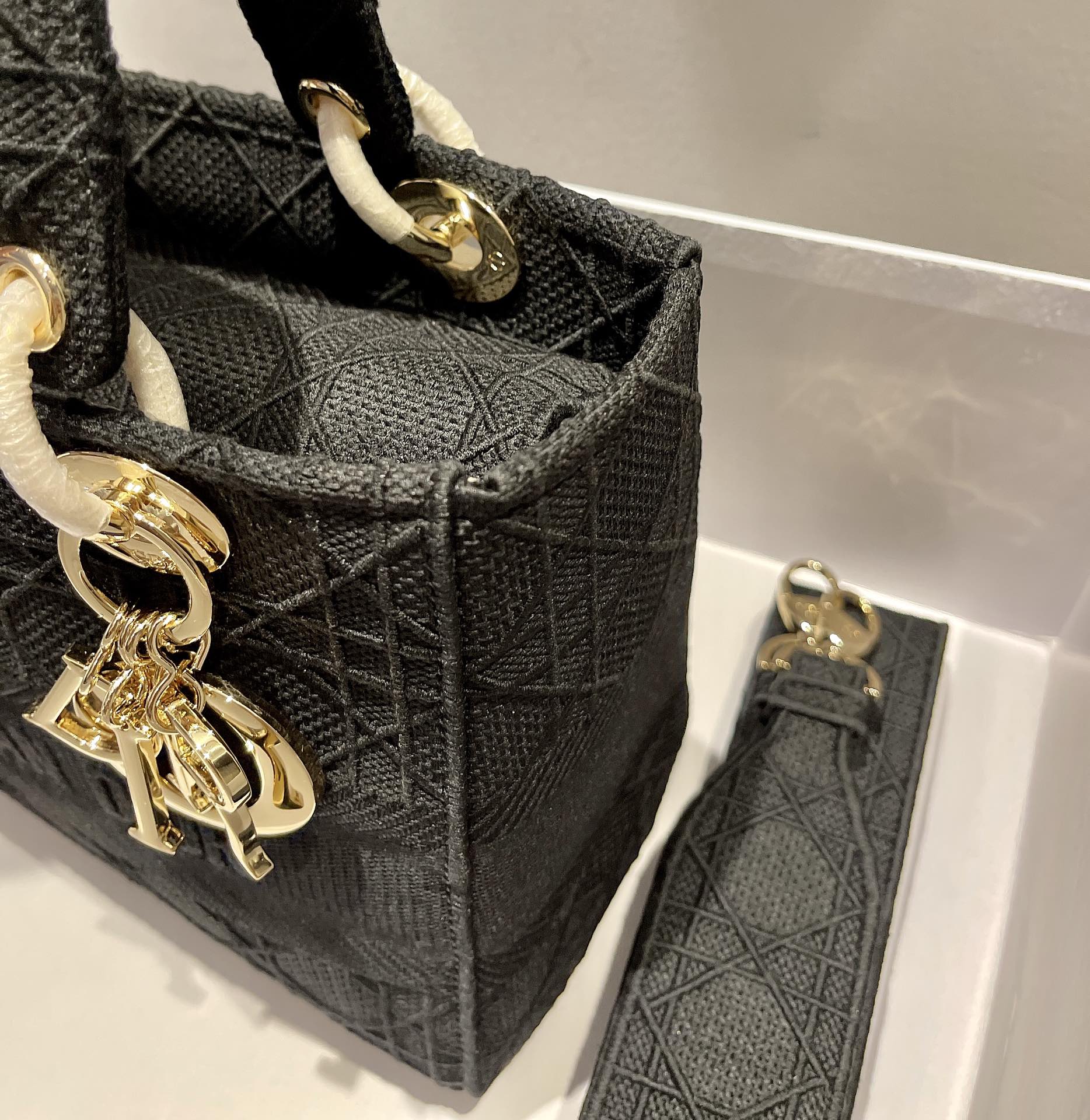 D*ior Top Bag 24*20*11cm