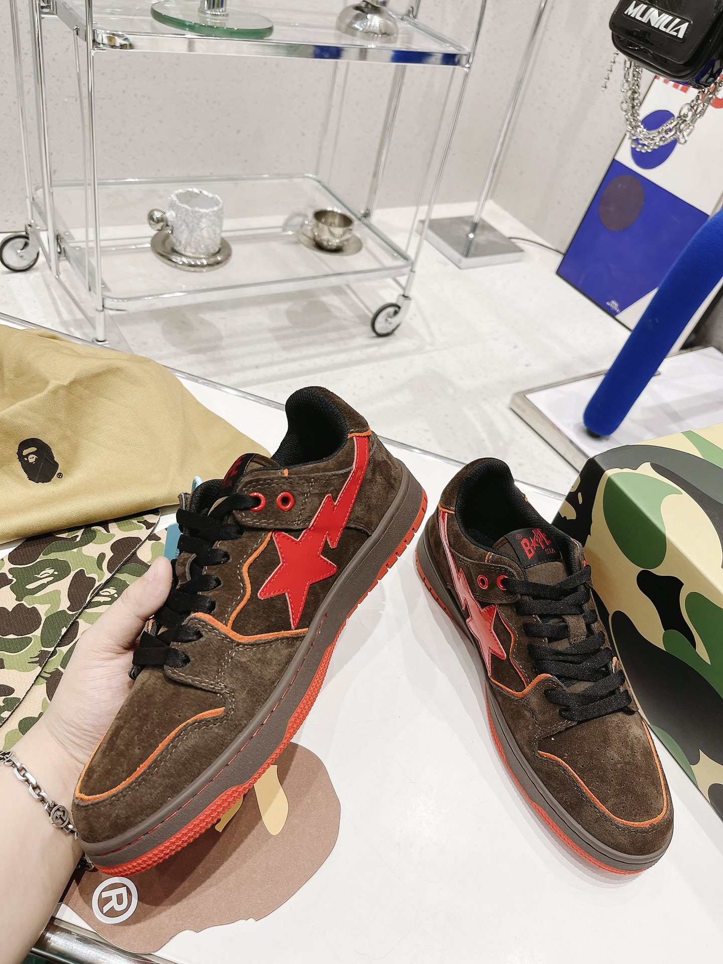 Men Women B*ape Top Sneaker