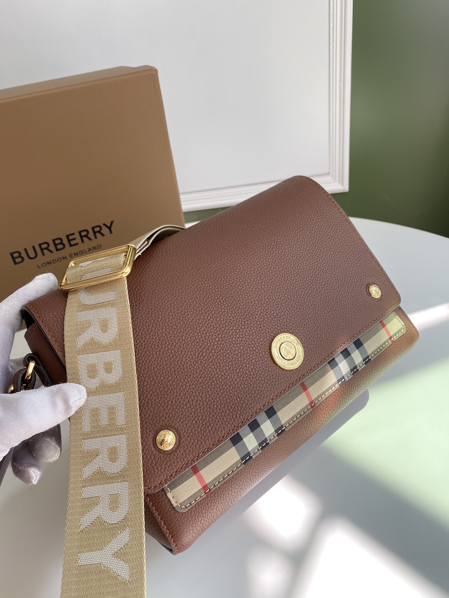 B*urberry Bag Top Quality 25*8.5*18CM