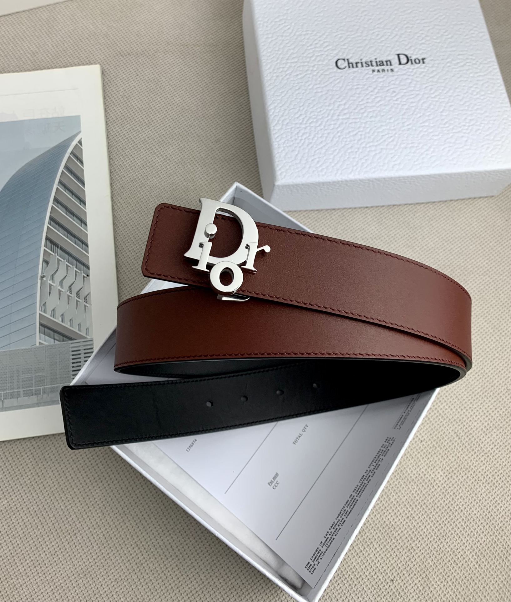 D*ior Belts Top Quality 35MM