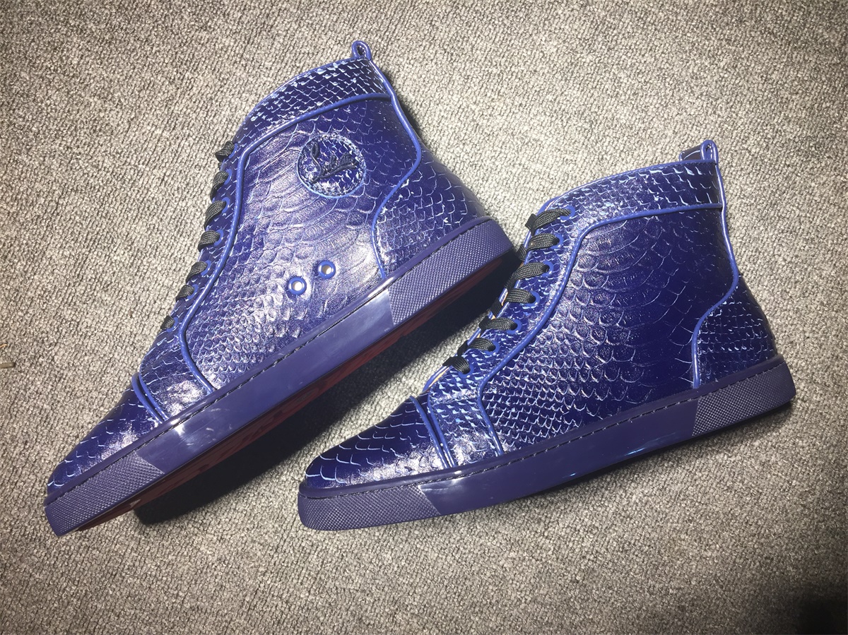 C*ristian L*uboutin Python Sneaker