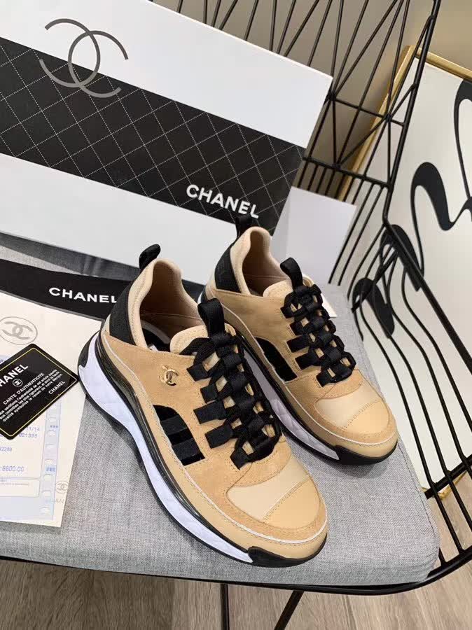 Women C*hanel Top Sneaker