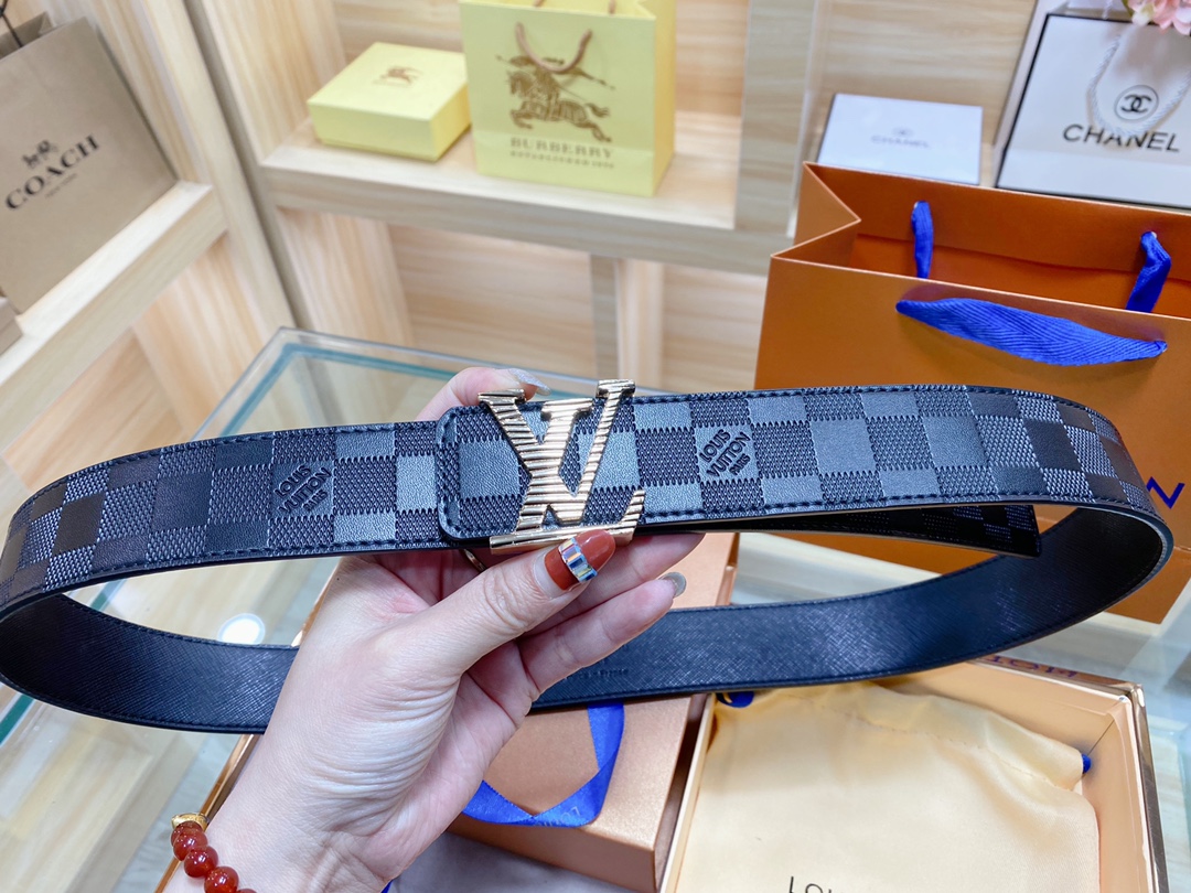 L*uis V*itton Belts Top Version 3.8cm