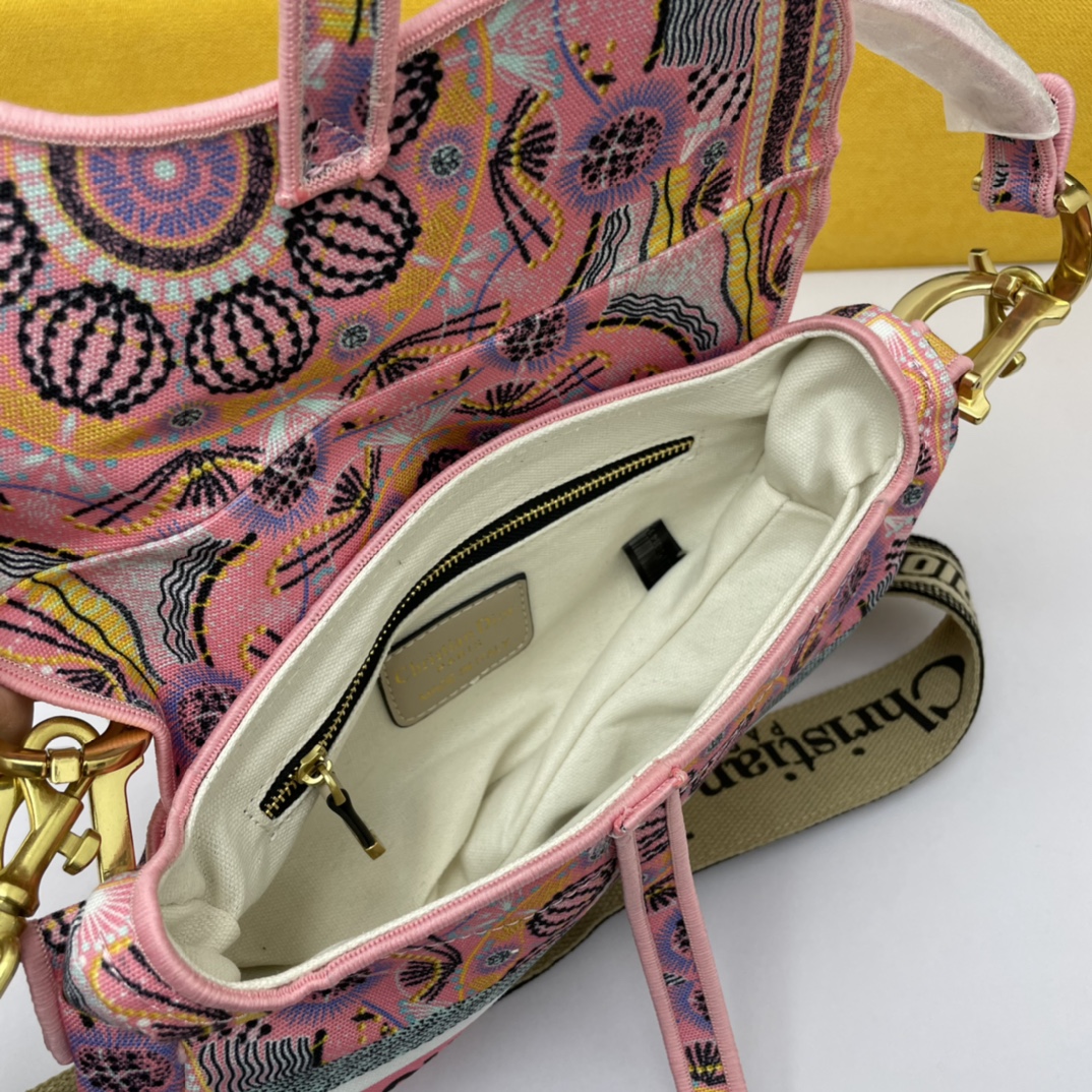 D*ior Top Bag 24*6*18cm