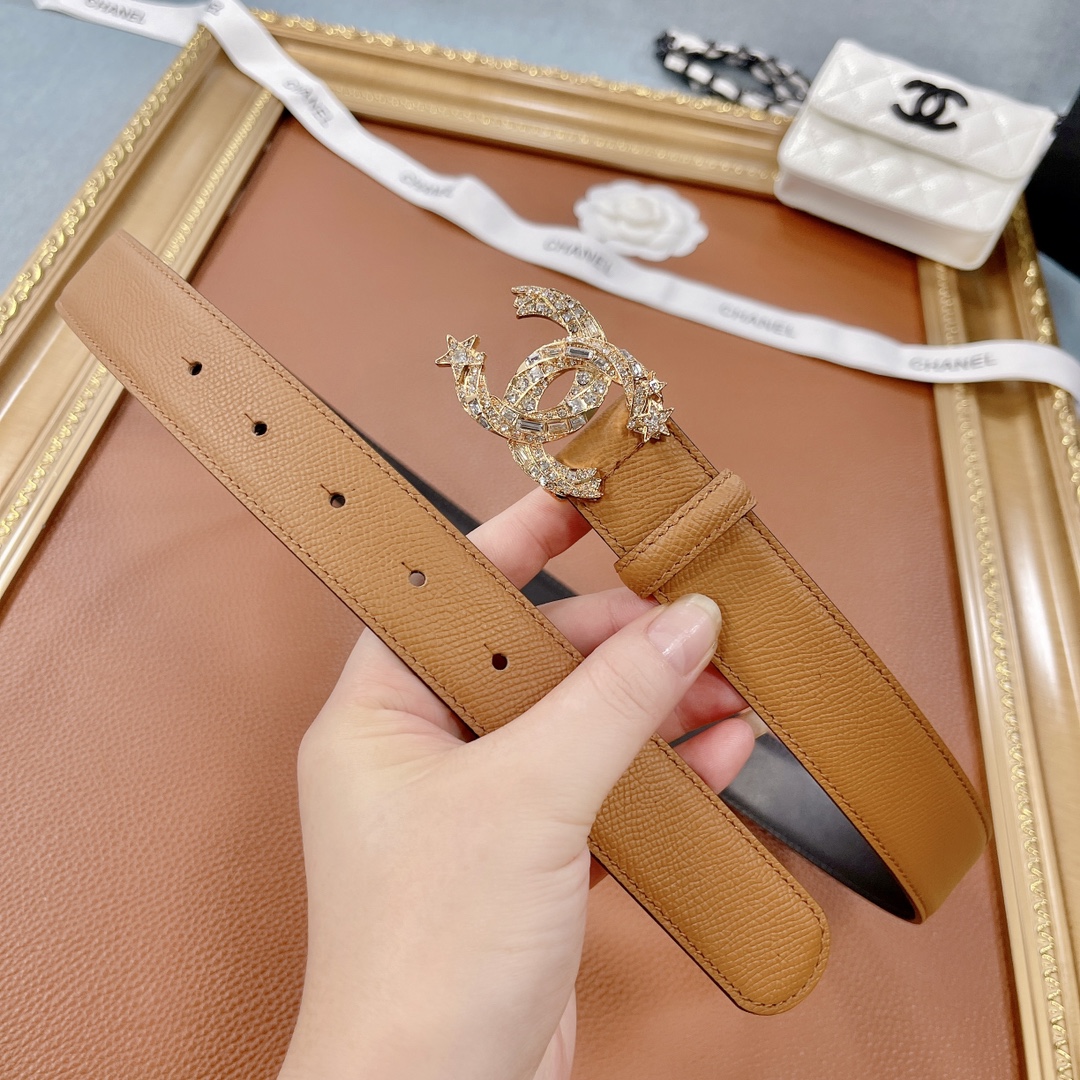 C*hanel Belts Top Quality 3.0cm
