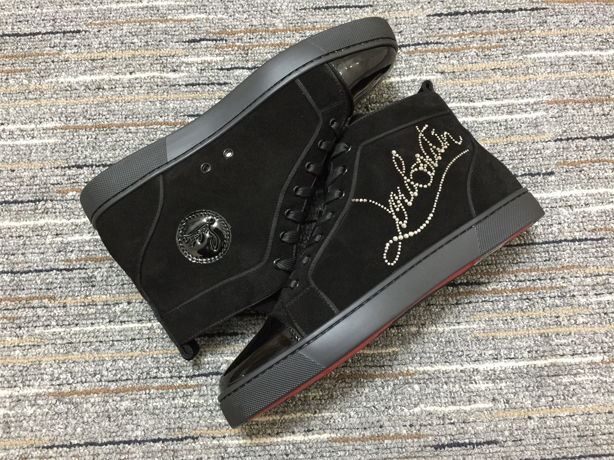 C*ristian L*uboutin Suede Leather Sneaker