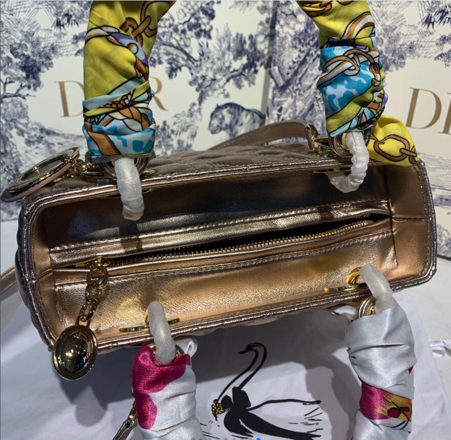 D*ior Top Bag 24*12*20cm