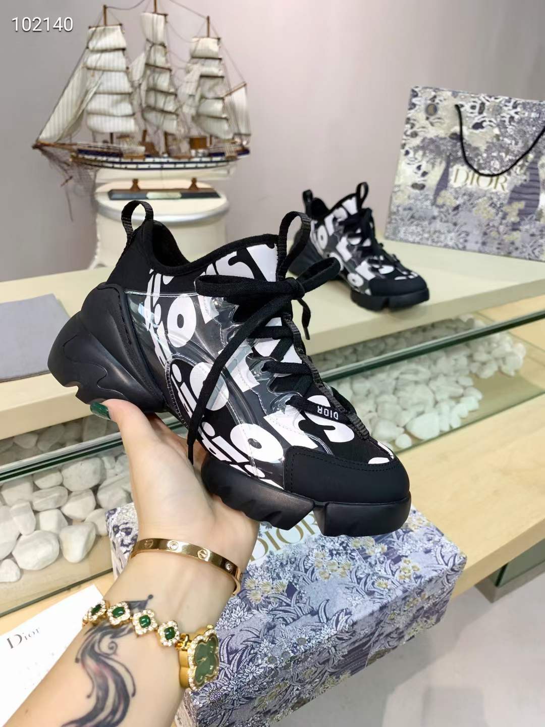 Men Women D*ior Top Sneaker