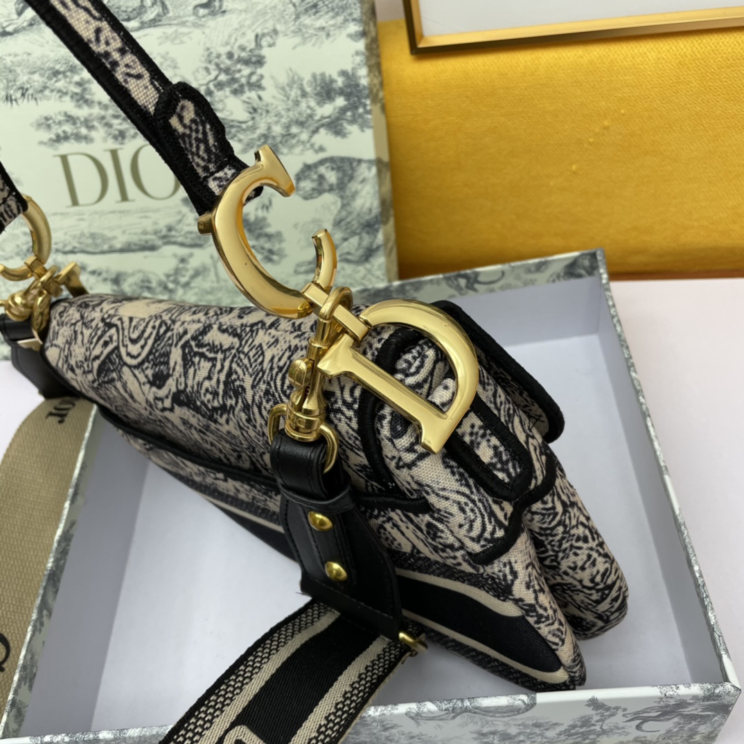 D*ior Top Bag 24*6*18cm