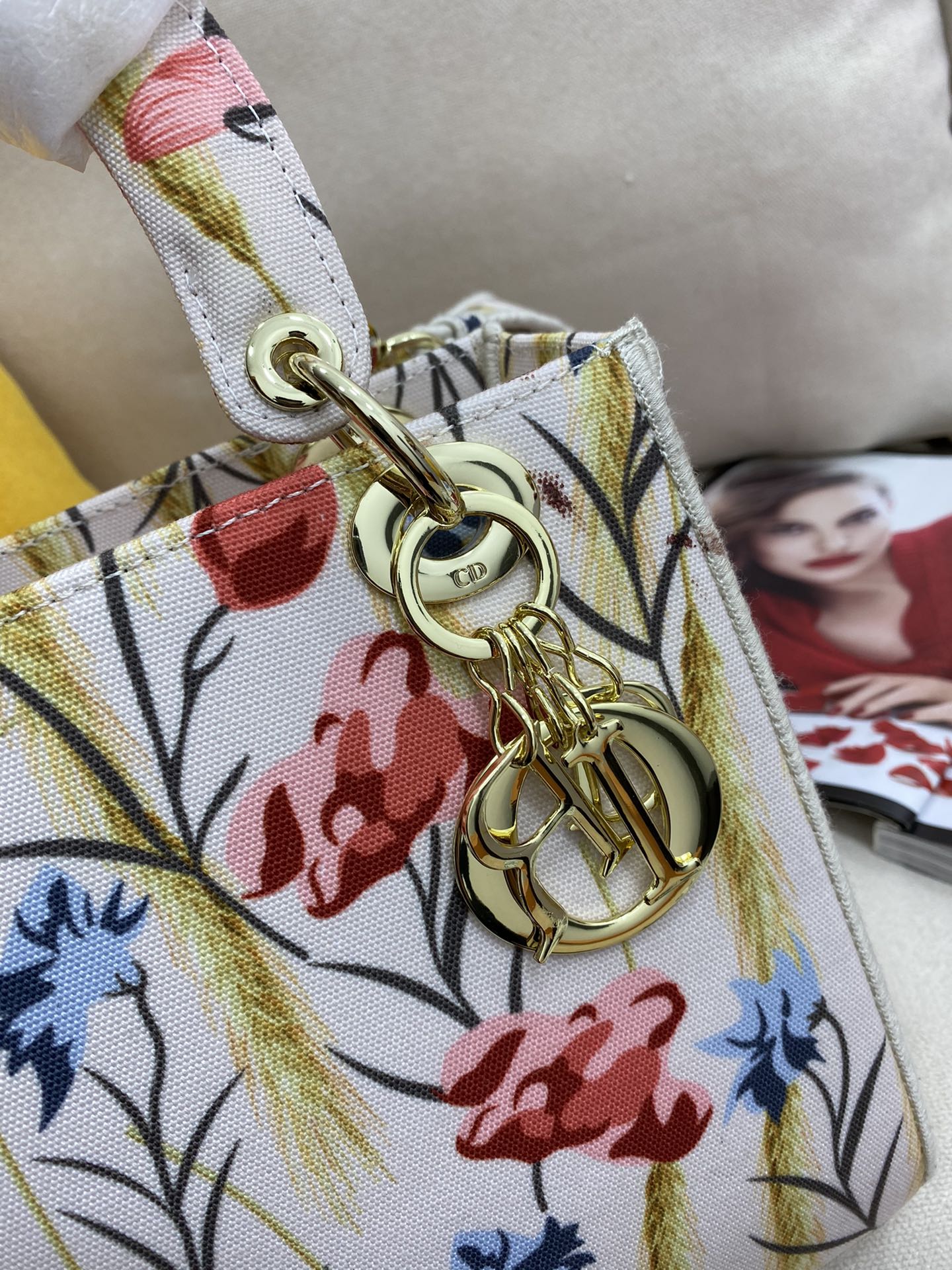 D*ior Top Bag 24*20*11cm