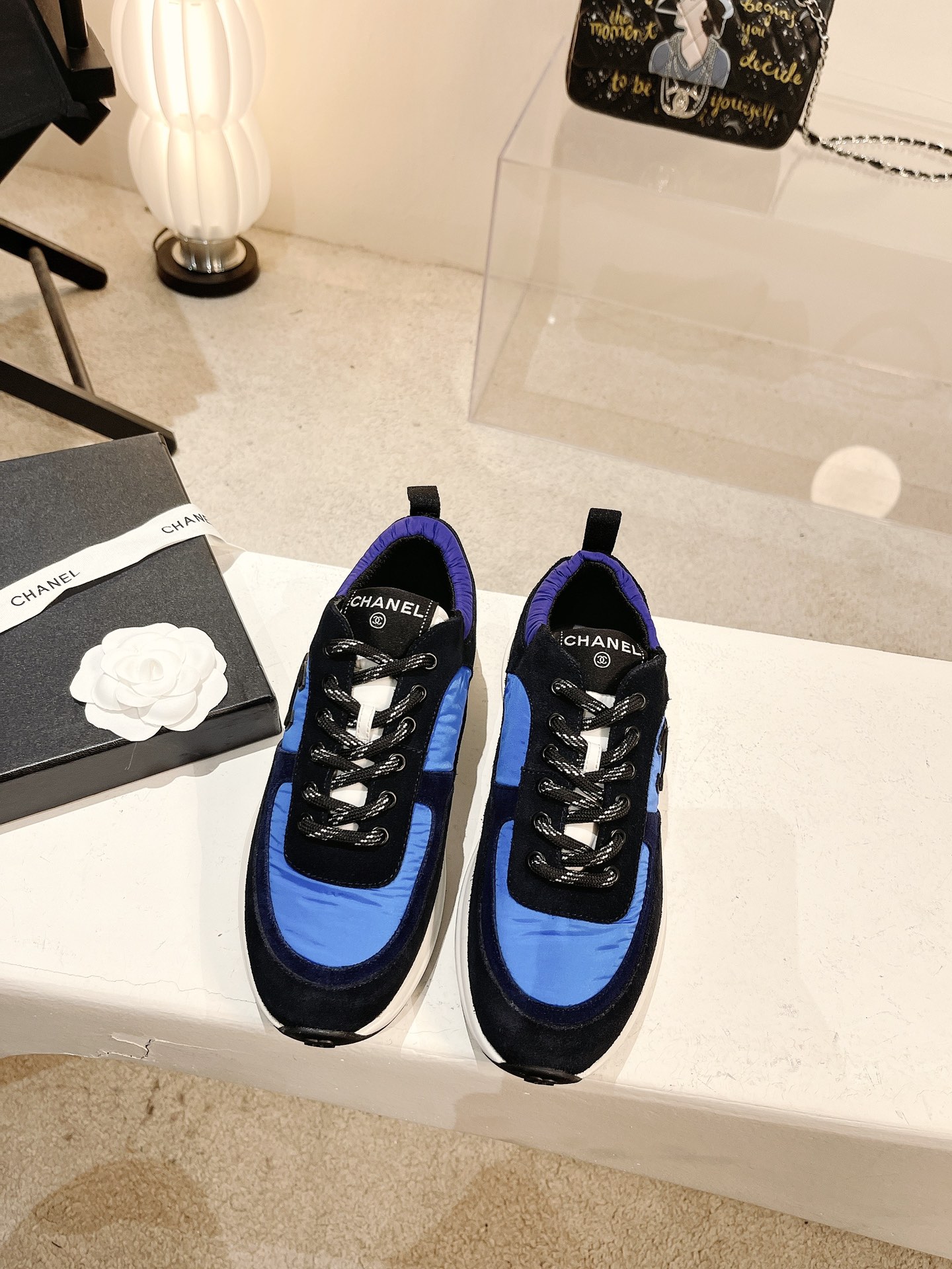 Women C*hanel Top Sneaker