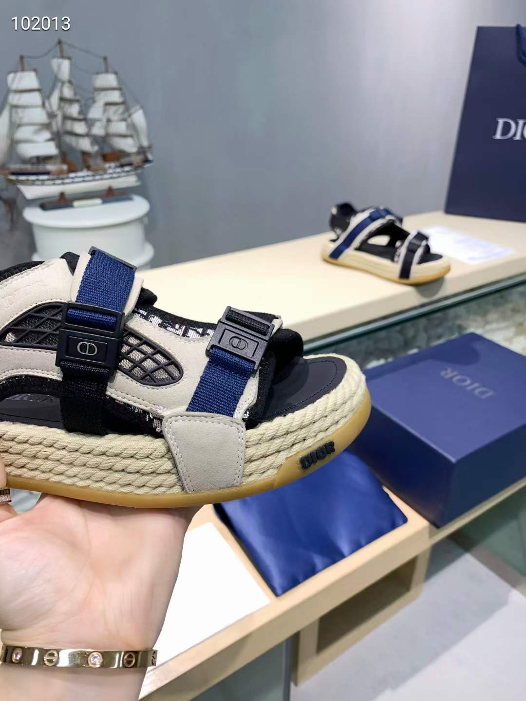 Men Women D*ior Top Sandals