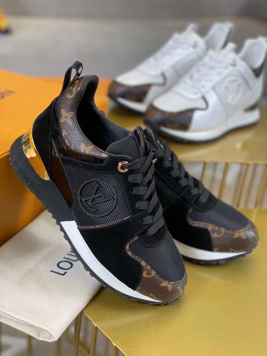 Women L*ouis V*uitton Run Away Top Sneaker