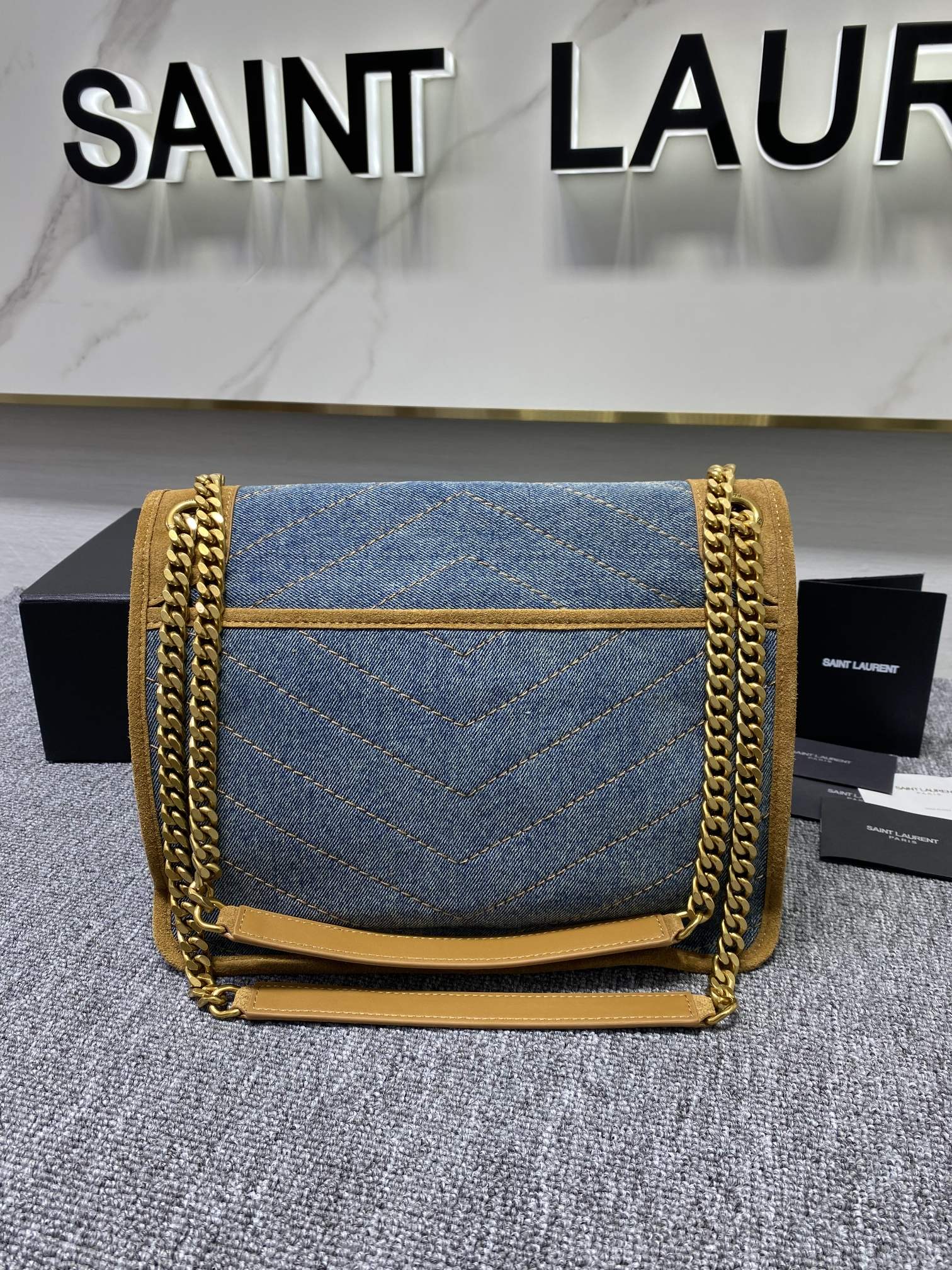 Y*SL Top Bag 28*22*9cm