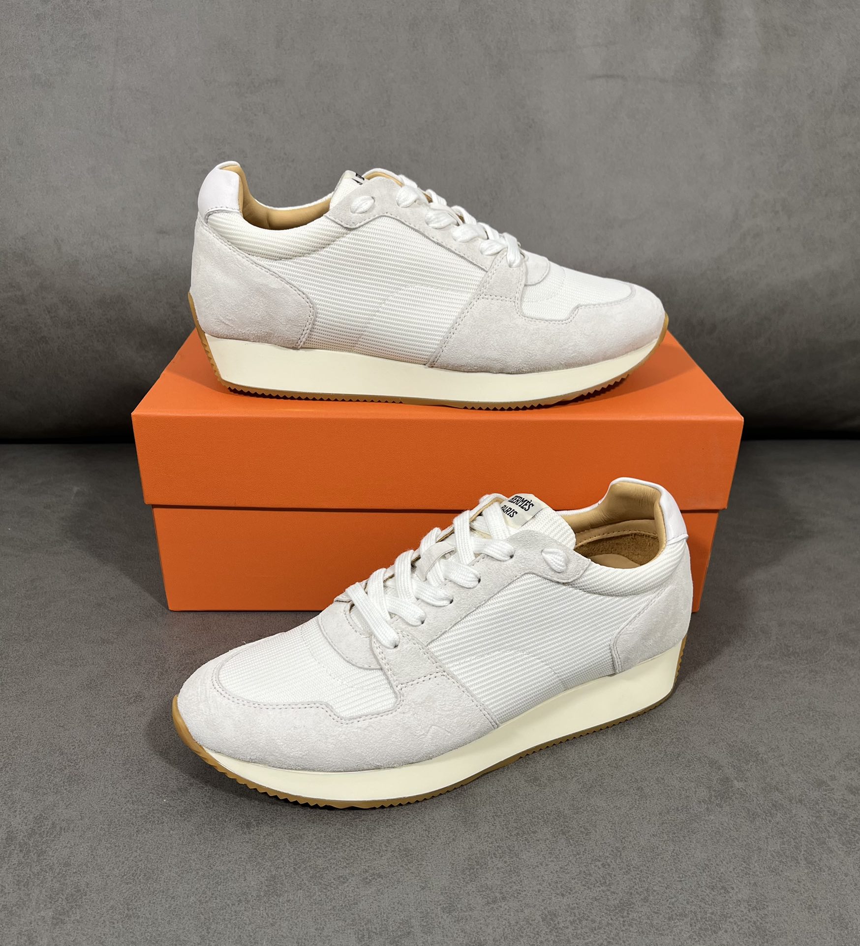 Men H*ermes Top Sneaker