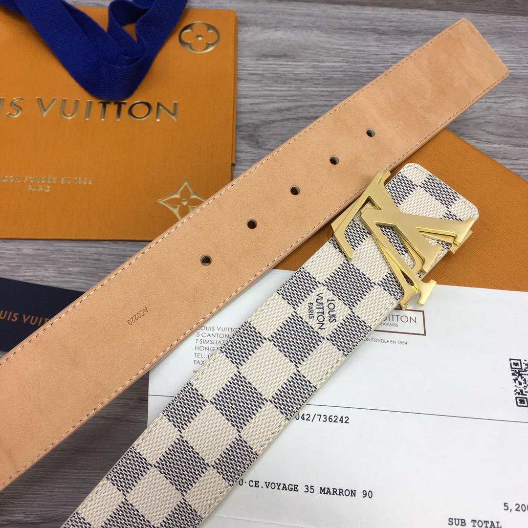 L*ouis V*uitton Belts Top Quality 40MM