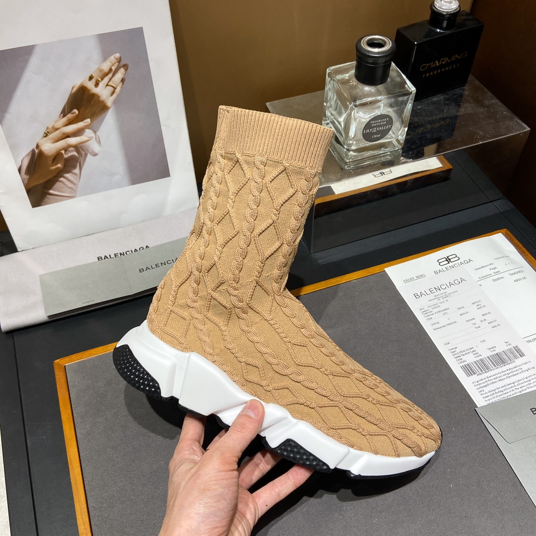 Men Women B*alenciaga Top Sneakers