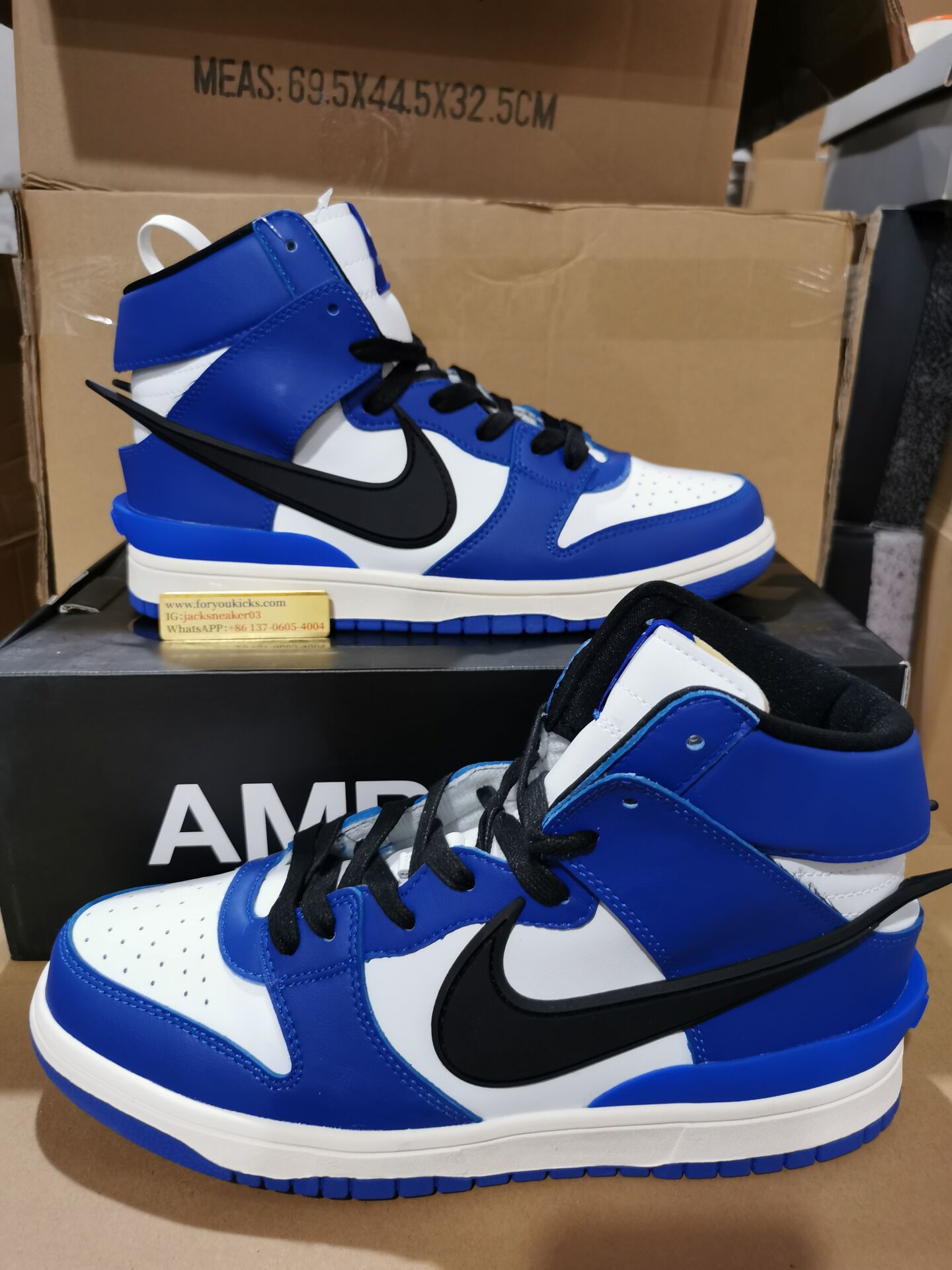 from AMBUSH x Nike Dunk High CU7544-102
