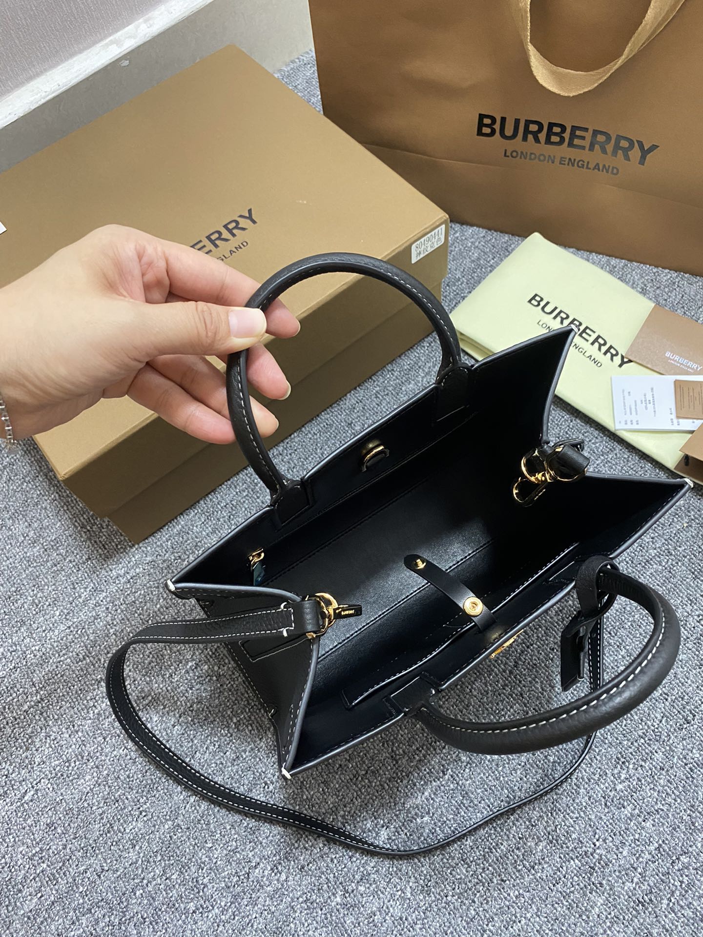 B*urberry Bag Top Quality 27*11*20CM