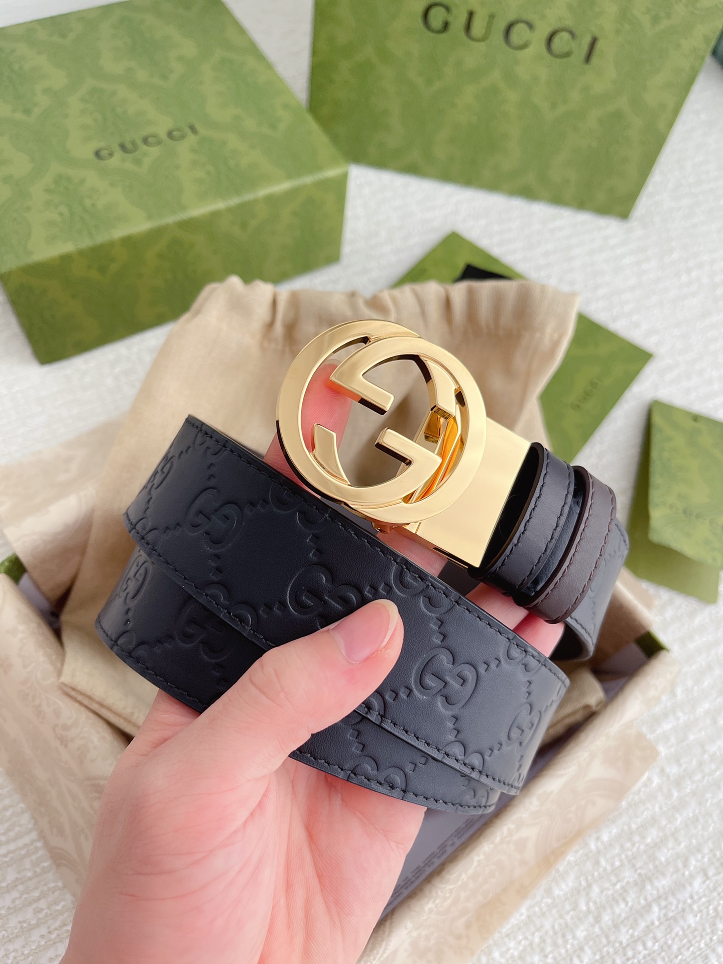 G*ucci Belts Top Quality 37MM