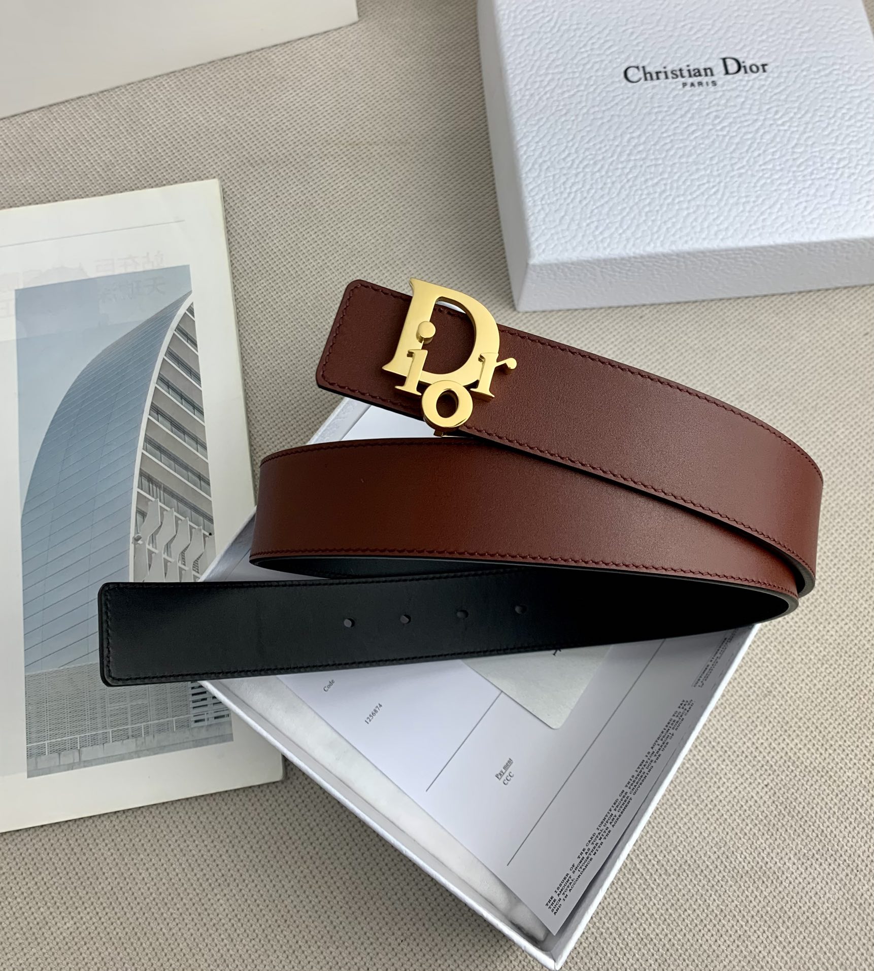 D*ior Belts Top Quality 35MM