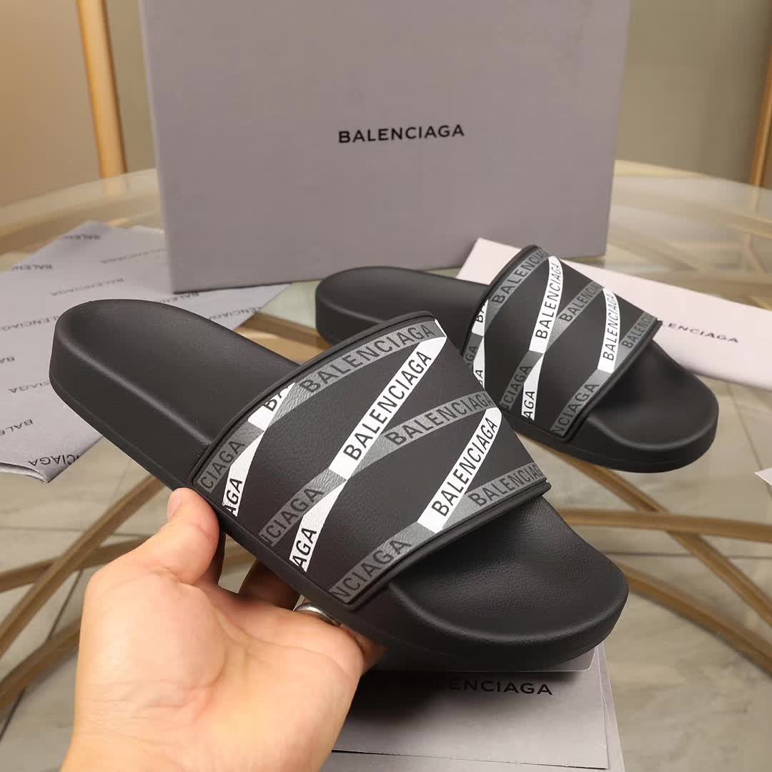 Women Men B*lenciaga Slippers