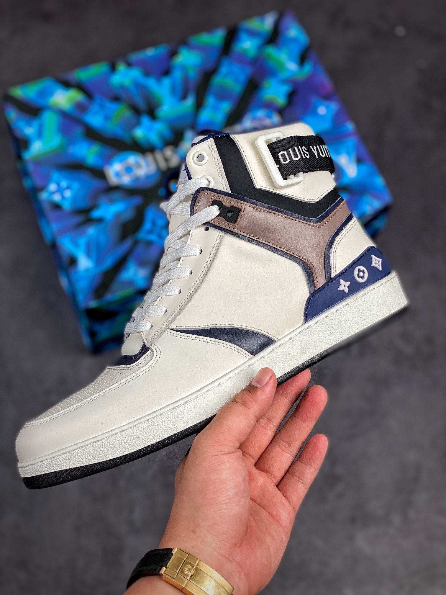 Men L*ouis V*uitton Top Sneaker