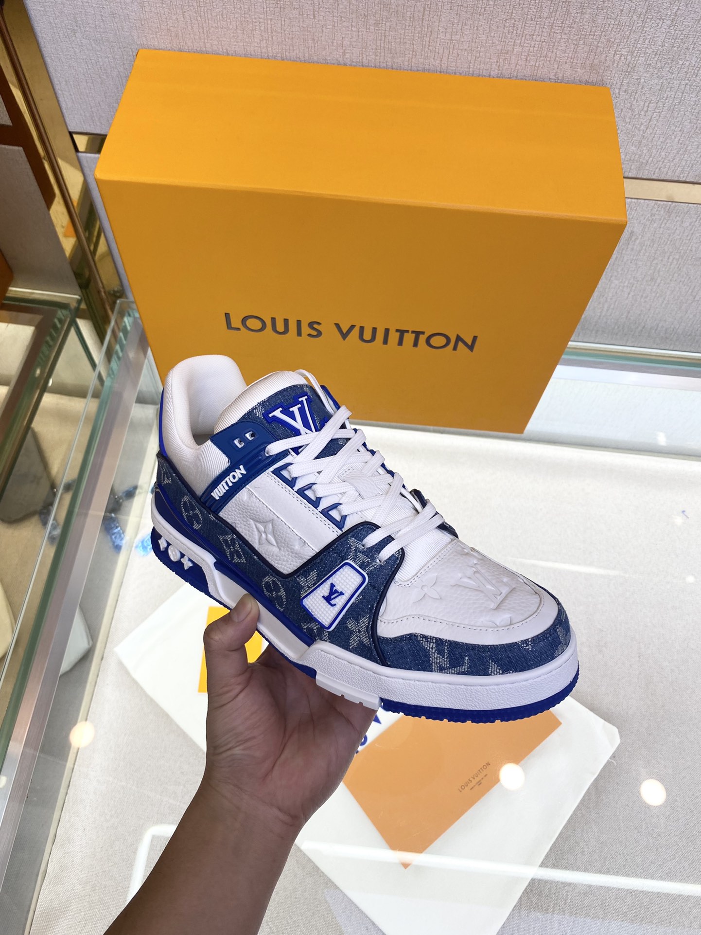 Men L*ouis V*uitton Top Sneaker