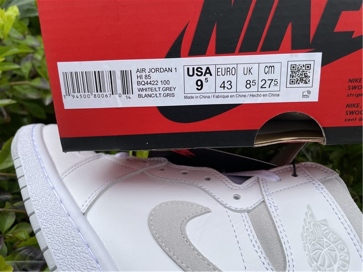 Air Jordan 1 High ’85 “Neutral Grey” BQ4422-100