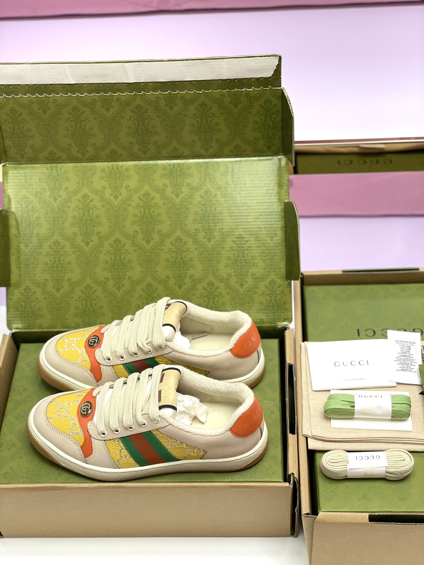 Men Women G*ucci Top Sneaker