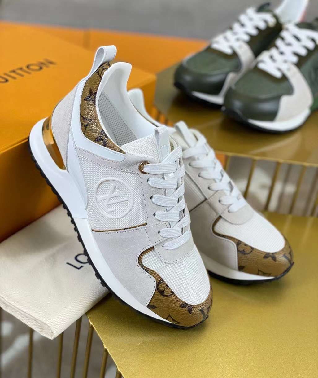 Women L*ouis V*uitton Run Away Top Sneaker