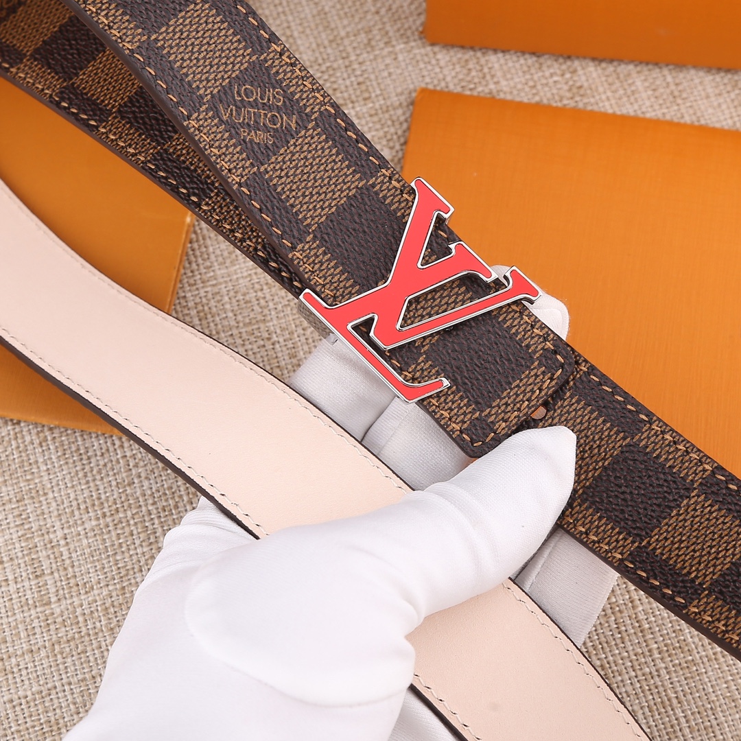 L*ouis V*uitton Belts Top Quality 30MM