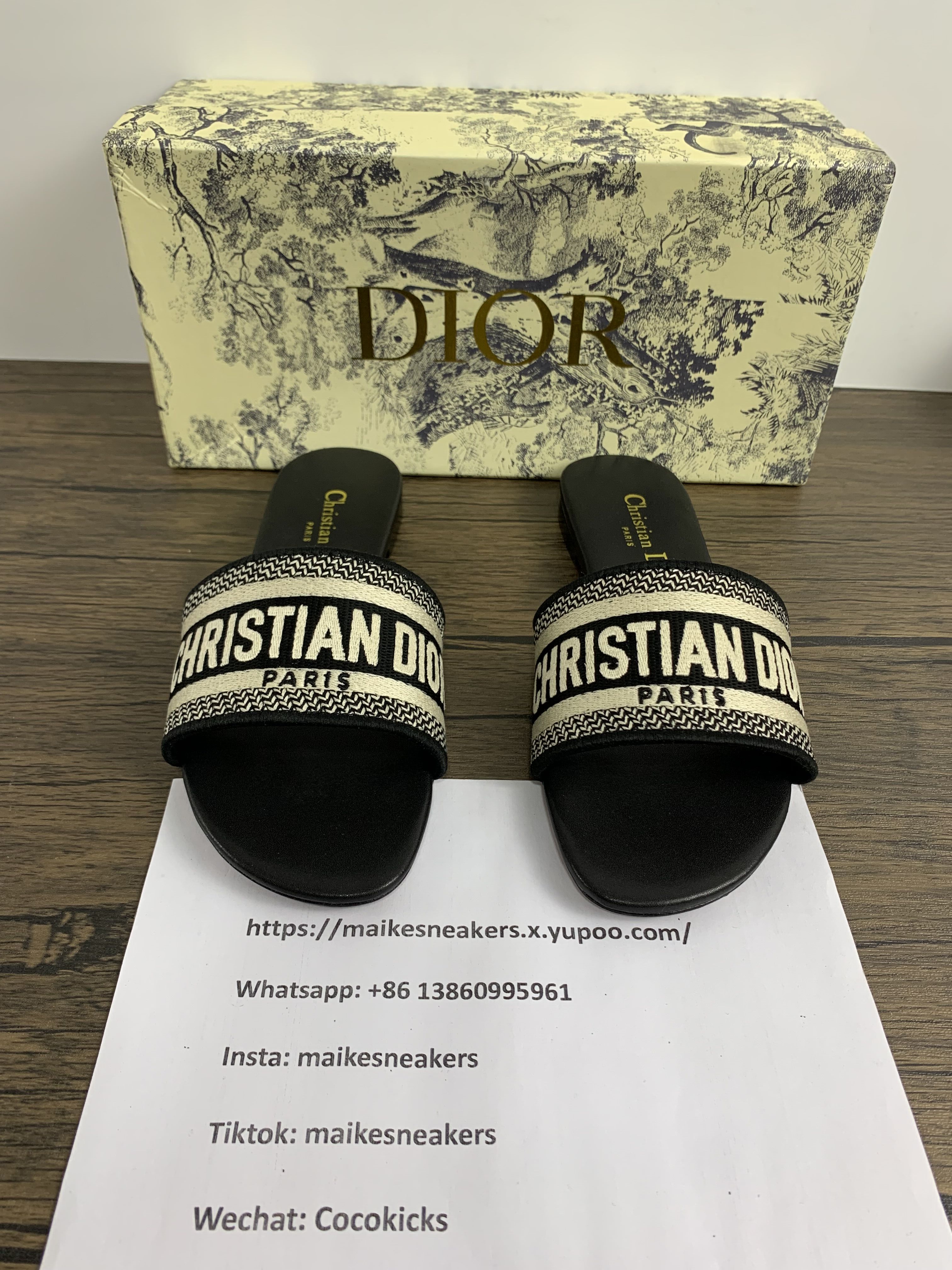 Women D*ior Top Quality Sandals