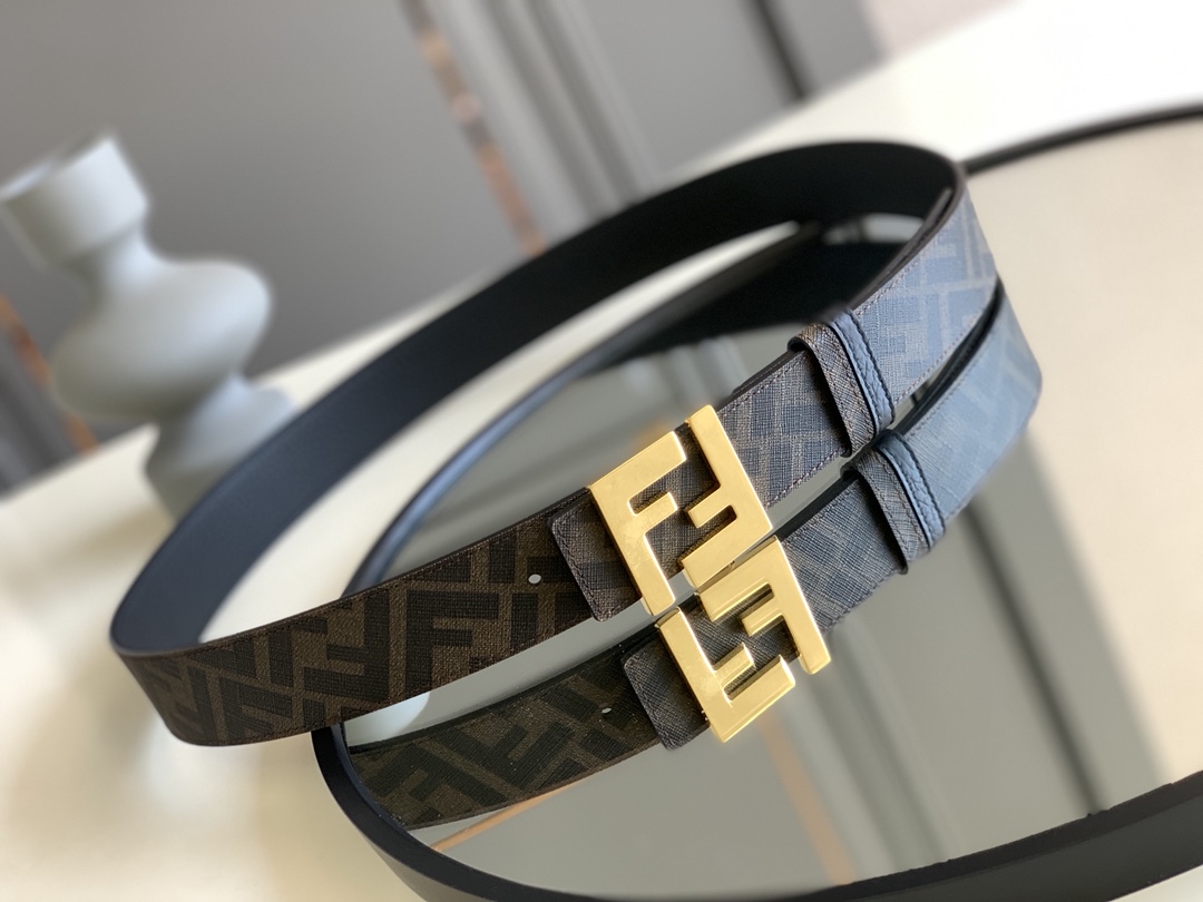 F*endi Belts Top Quality 35MM
