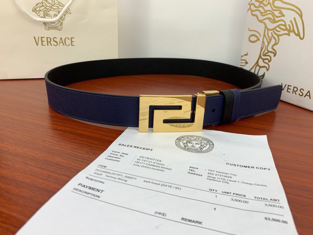 V*ersace Belts Top Quality 35MM