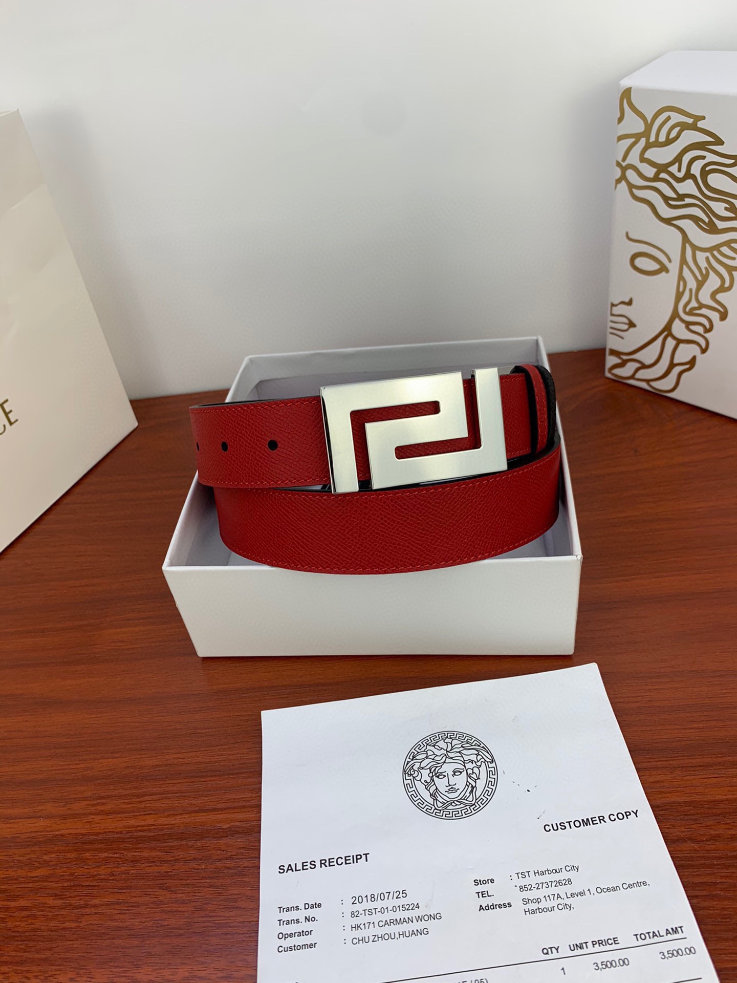 V*ersace Belts Top Quality 35MM