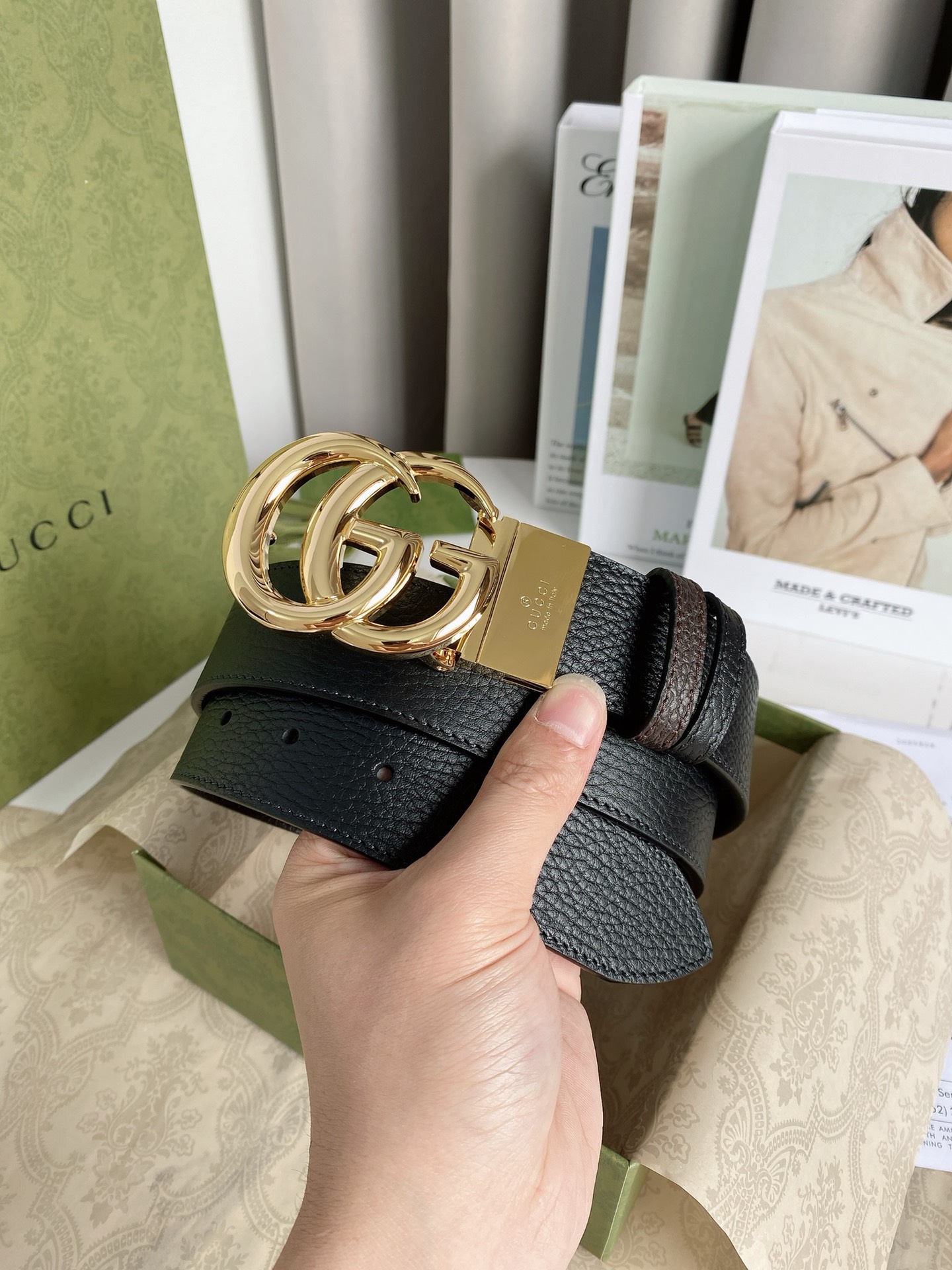 G*ucci Belts Top Quality 38MM