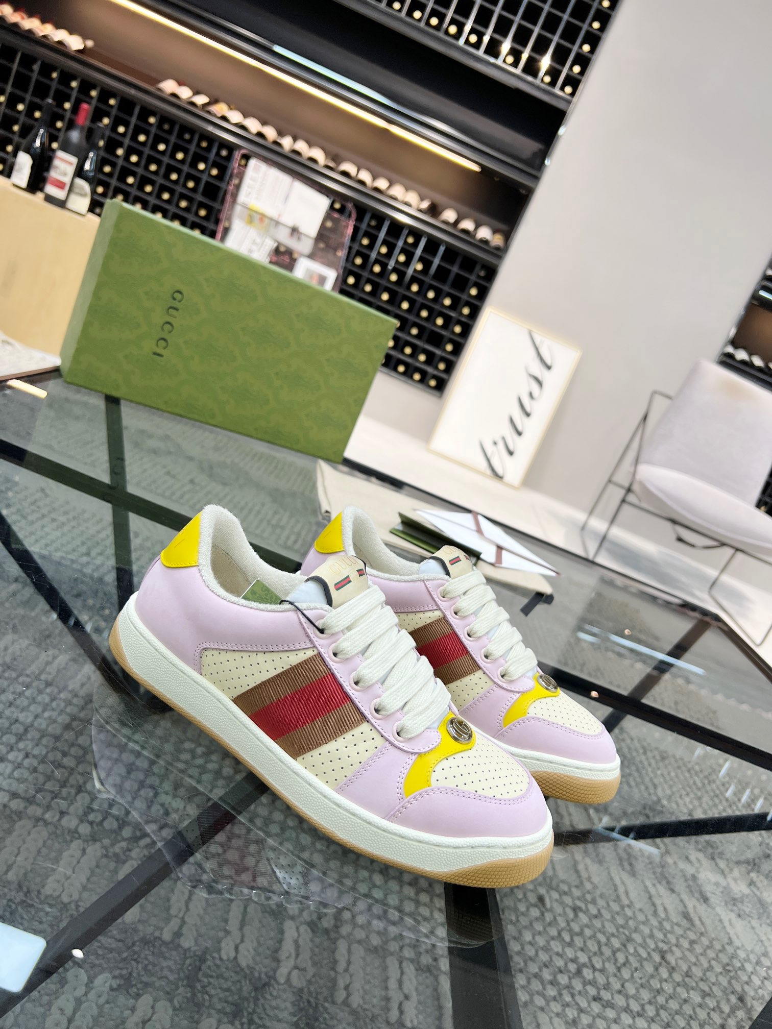 Men Women G*ucci Top Sneaker