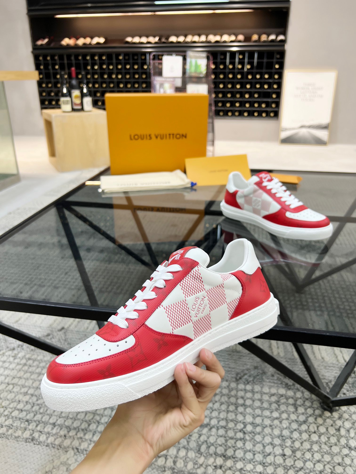 Men L*ouis V*uitton Top Sneaker