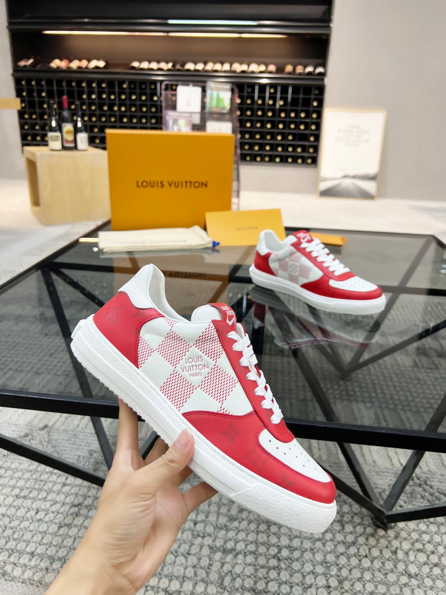 Men L*ouis V*uitton Top Sneaker