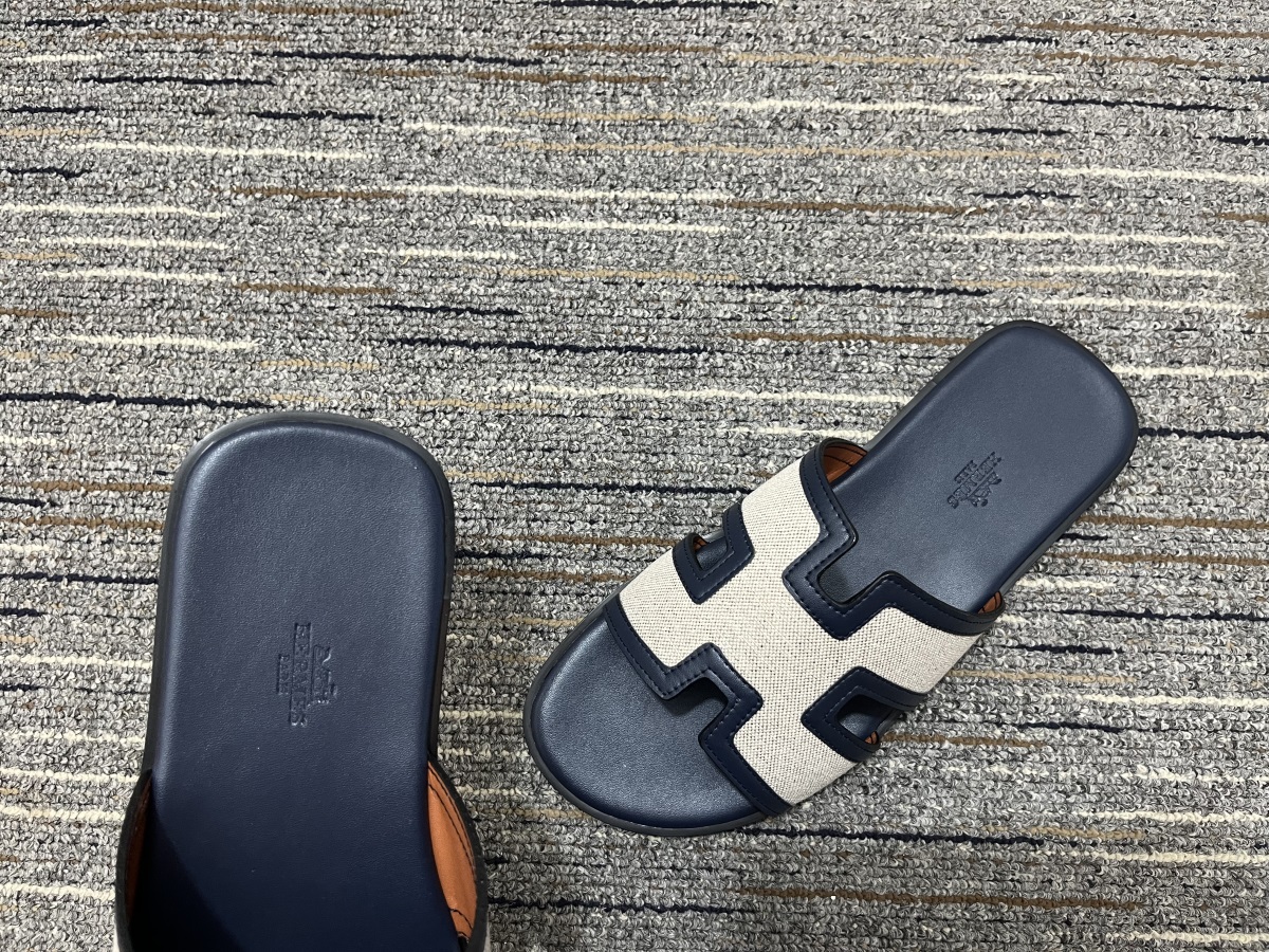 Women H*ermes Top Slippers