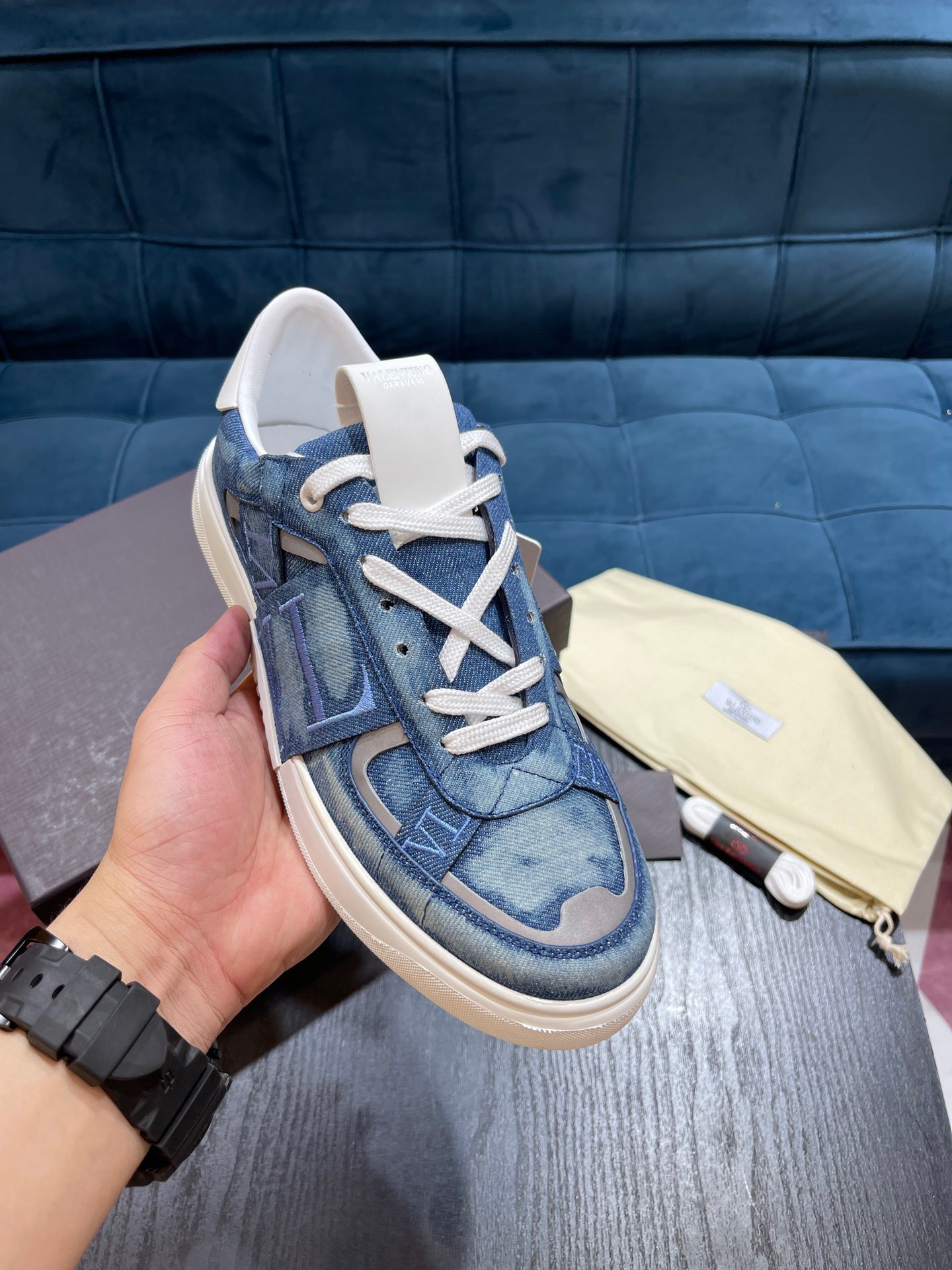 Women Men V*alentino Top Sneakers