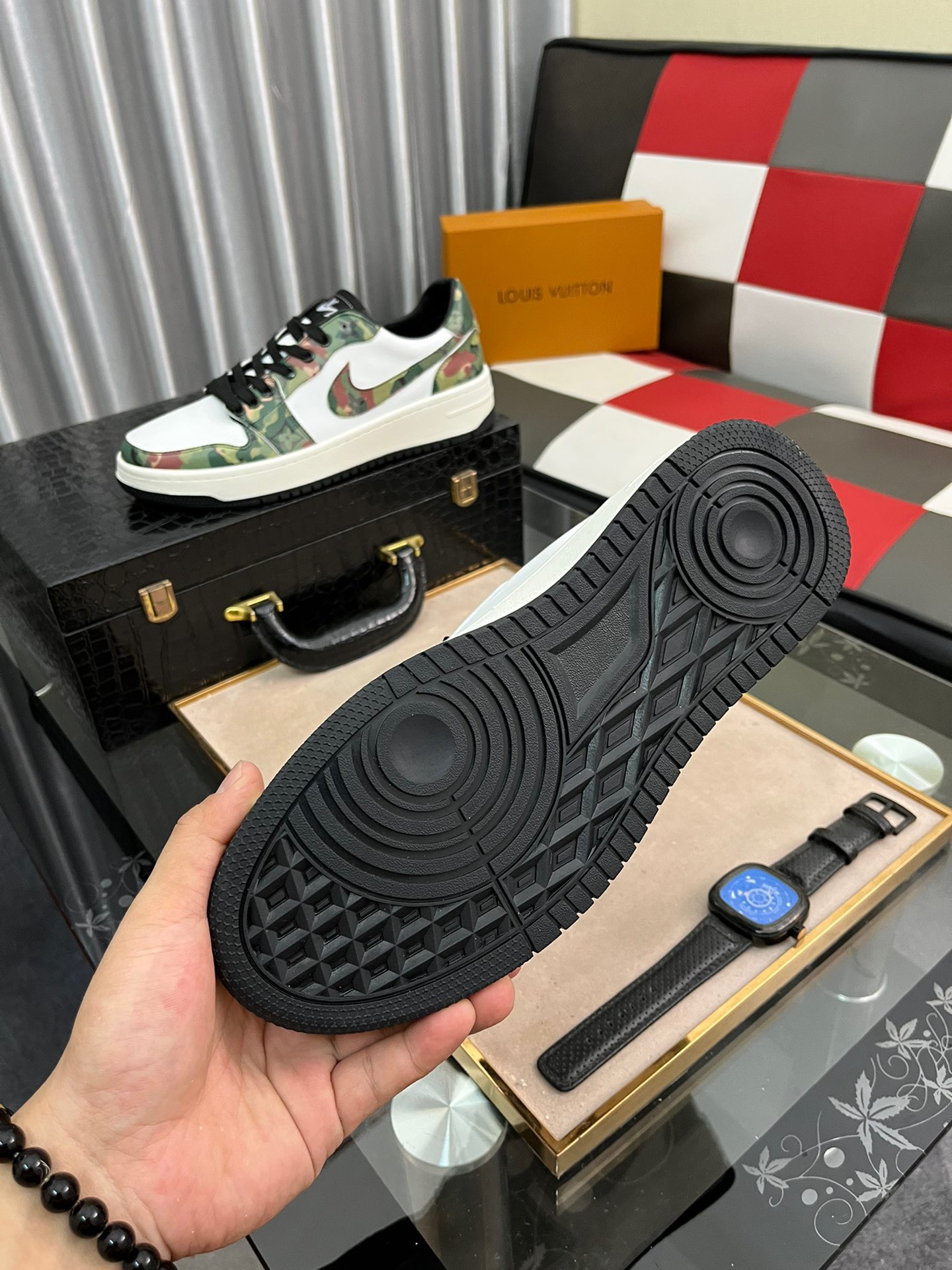 from Men L*ouis V*uitton nike air Top Sneakers