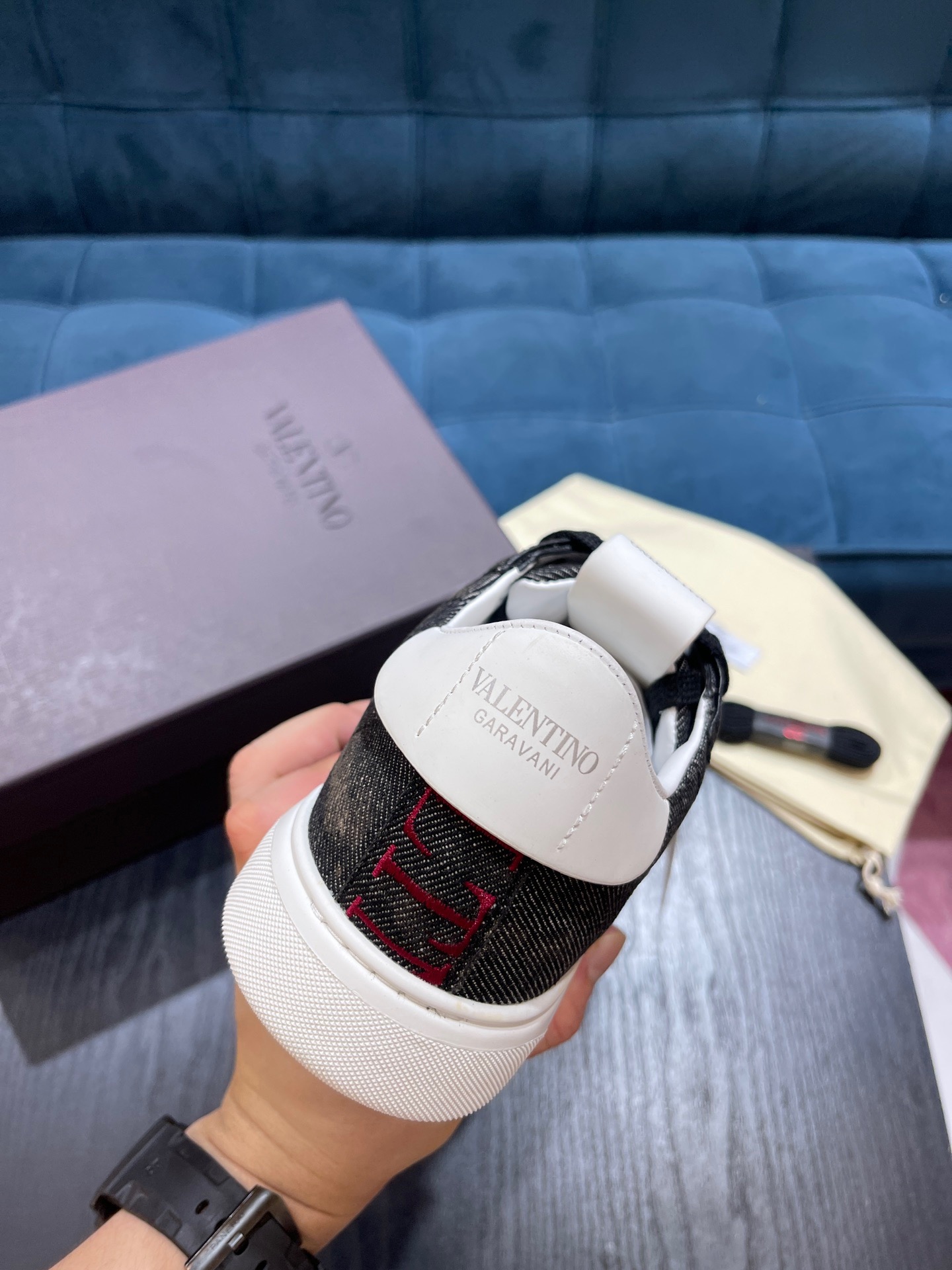 Women Men V*alentino Top Sneakers