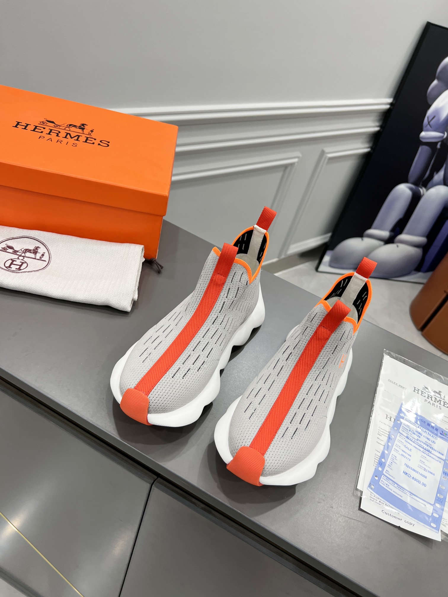 Women H*ermes Top Sneaker