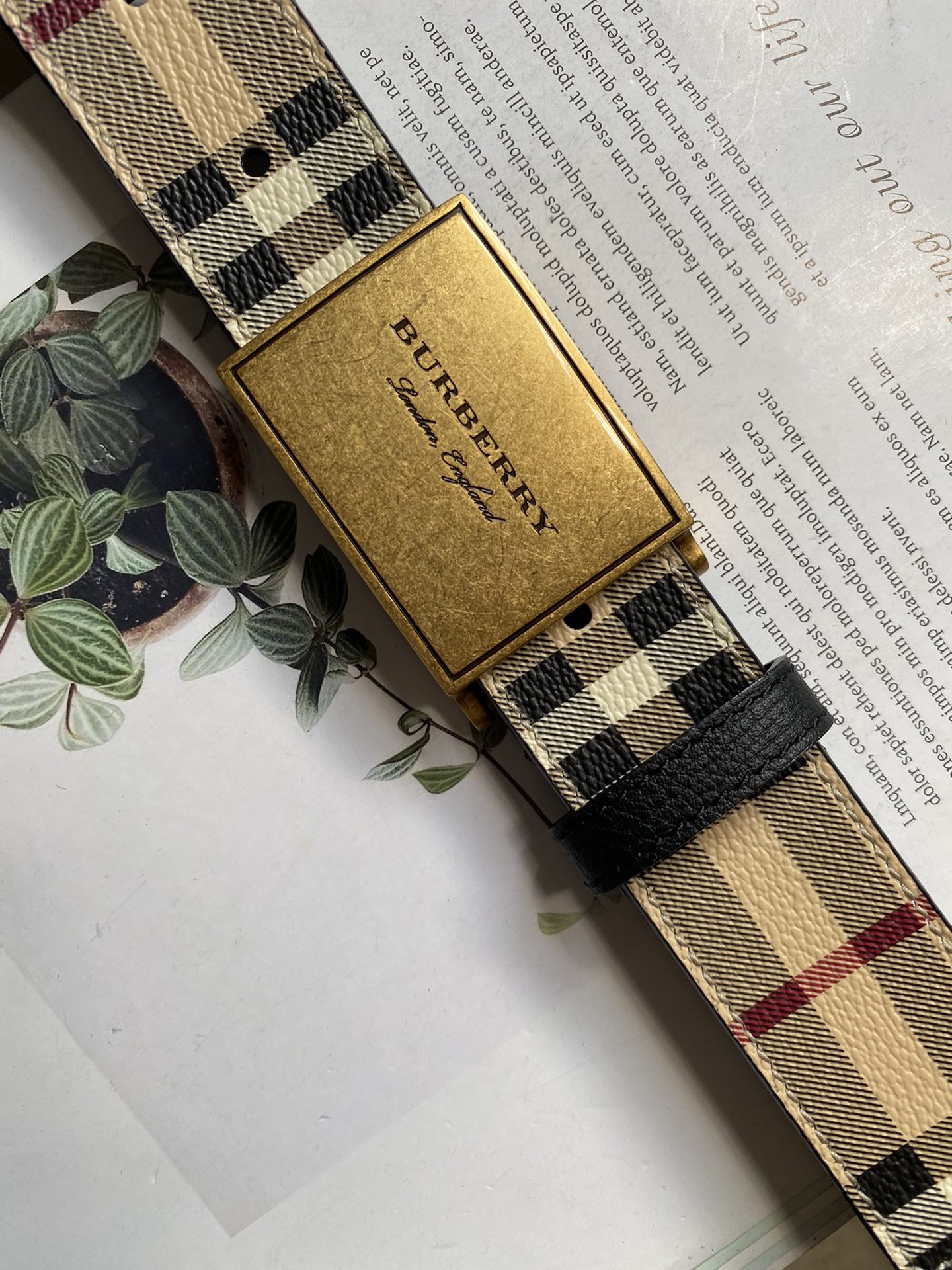 B*urberrry Belts Top Quality 35MM