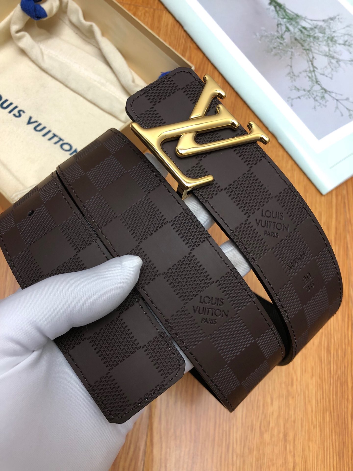 L*ouis V*uitton Belts Top Quality 40MM