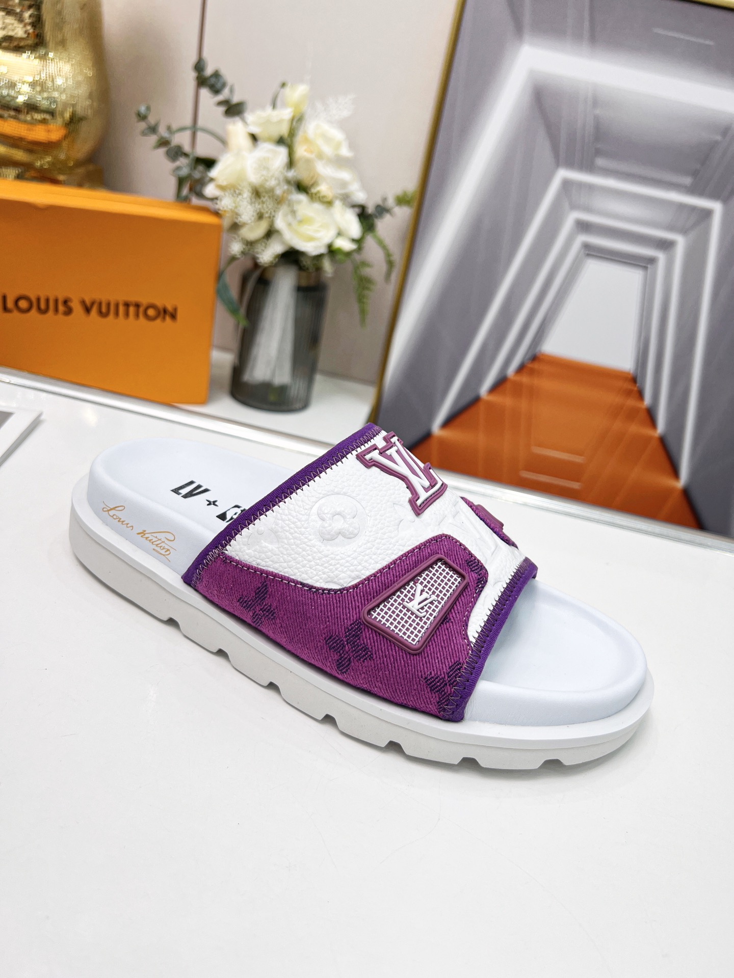 Men Women L*ouis V*uitton Slippers Maikesneakers