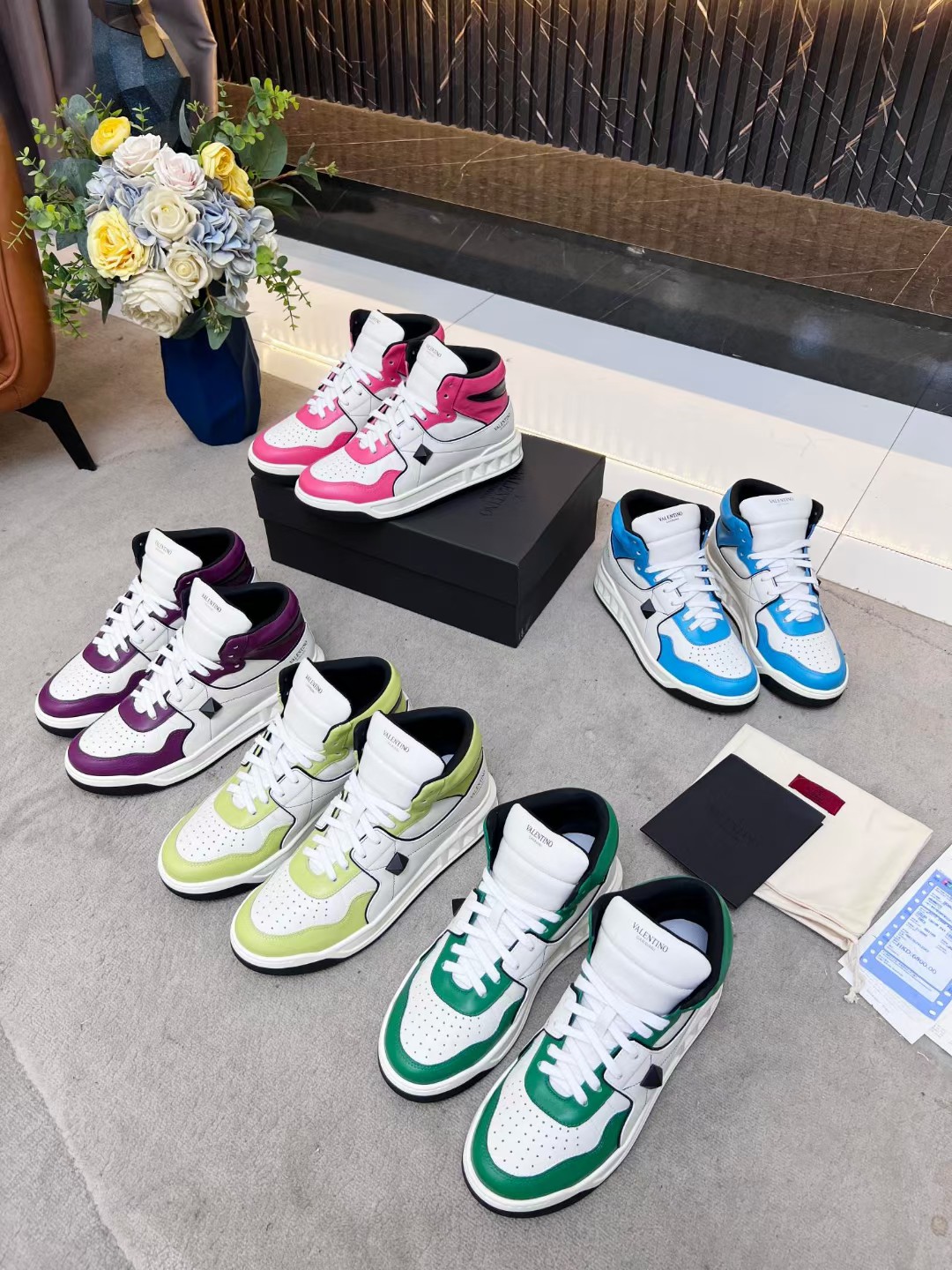 Women Men V*alentino Sneakers Maikesneakers